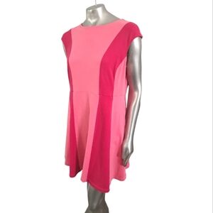 🪻BOGO🪻 NY&C Striped Front Fit &‎ Flare Dress w/ Pockets Size XL